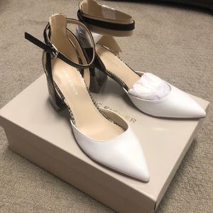 Brand New Marc Fisher Leather Block Heels